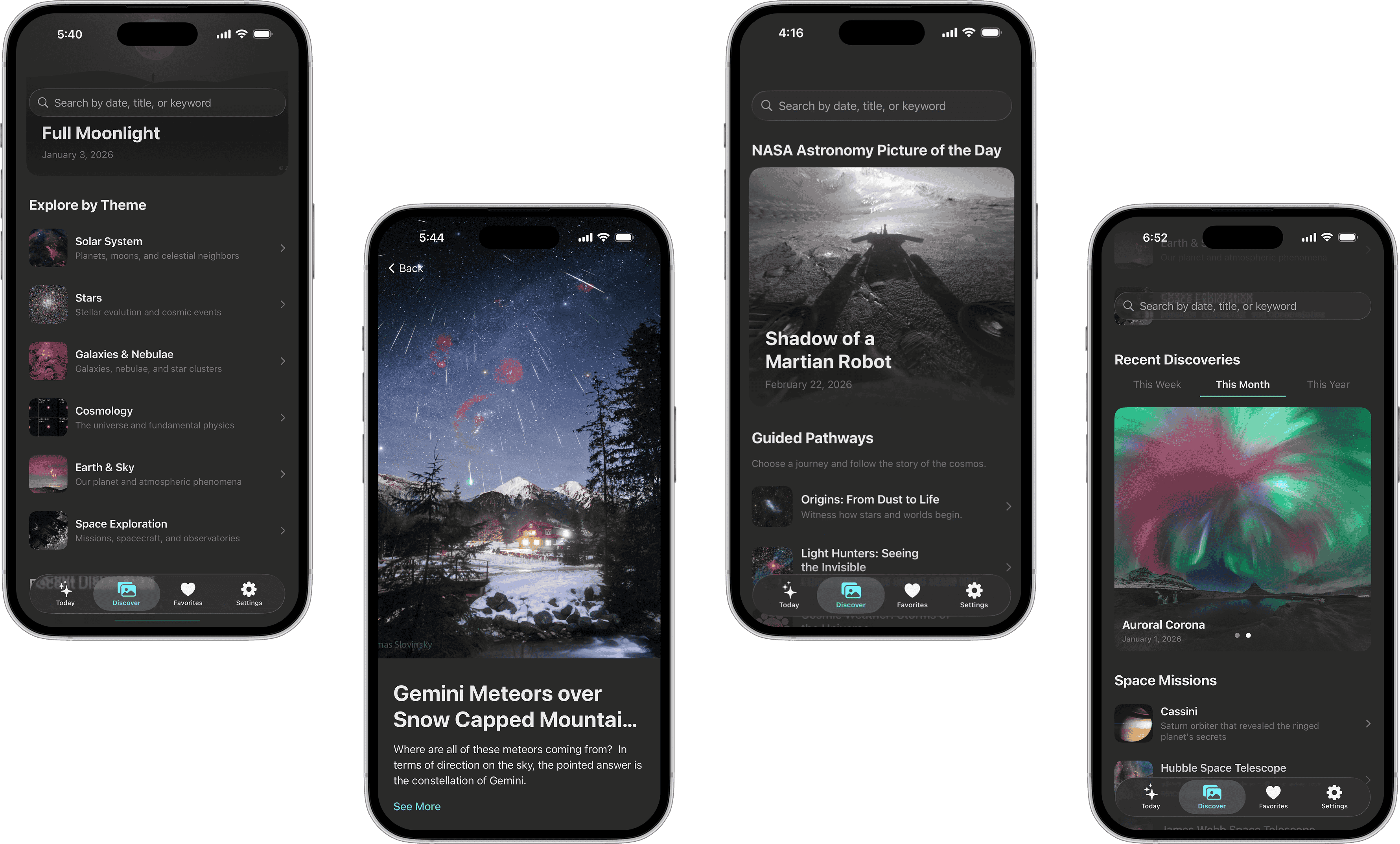 NASA mission planning interface preview
